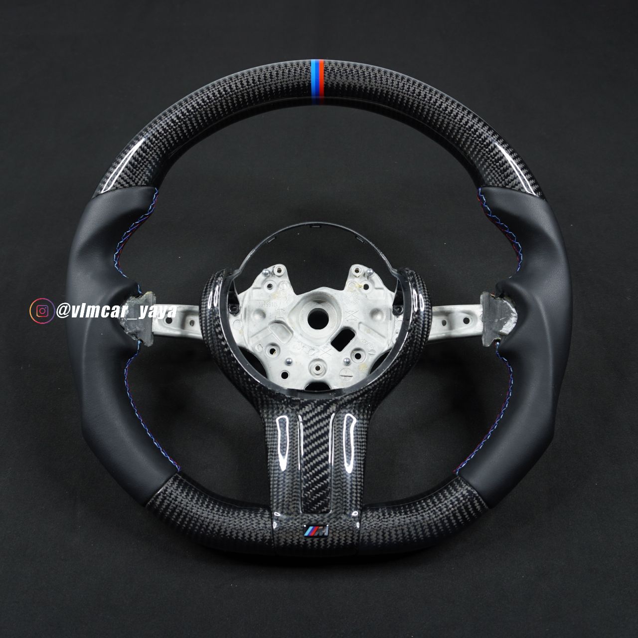 Private Custom Carbon Fiber Steering Wheel For BMW 3 / 4 Series 328M