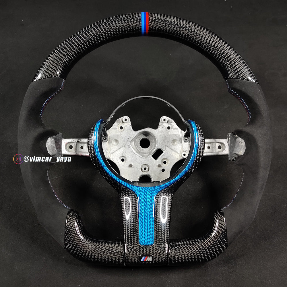 Private Custom Carbon Fiber Steering Wheel For BMW 3 / 4 Series 328M