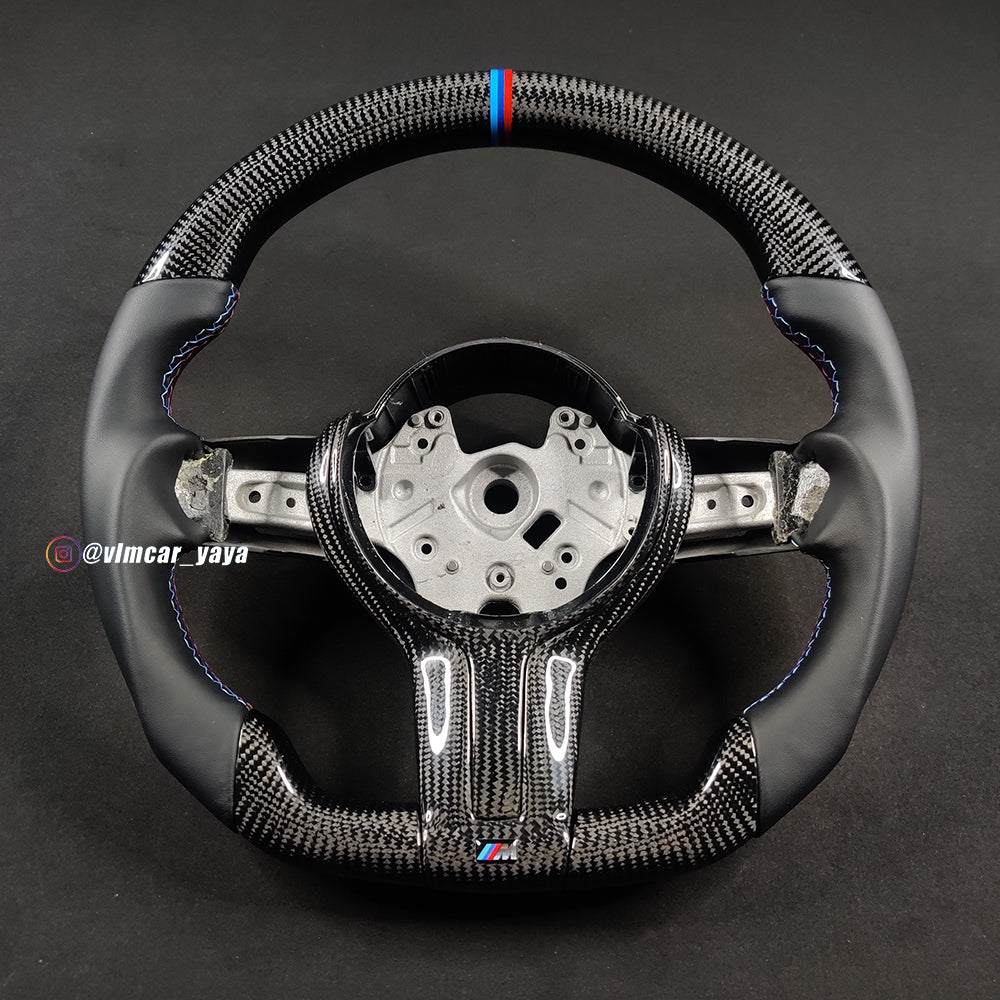 Private Custom Carbon Fiber Steering Wheel For BMW 3 / 4 Series 328M