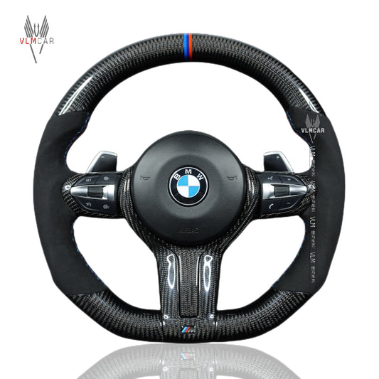 Private Custom Carbon Fiber Steering Wheel For BMW 3 / 4 Series 328M