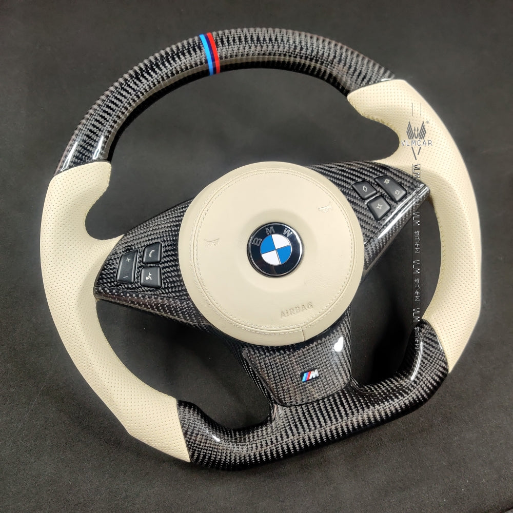 Private Custom Carbon Fiber Steering Wheel For BMW 5 Series E60 M5