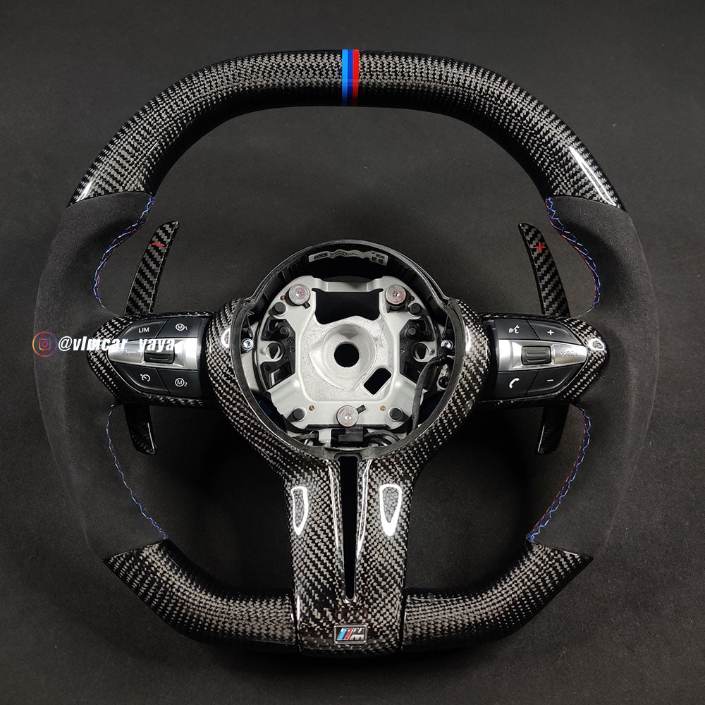 Private Custom Carbon Fiber Steering Wheel For BMW M2 M3 M4 F80 F82 F83 F87