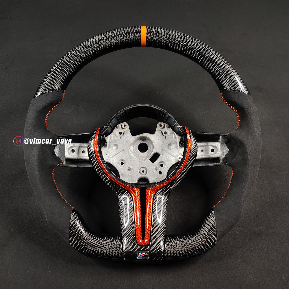 Private Custom Carbon Fiber Steering Wheel For BMW M2 M3 M4 F80 F82 F83 F87