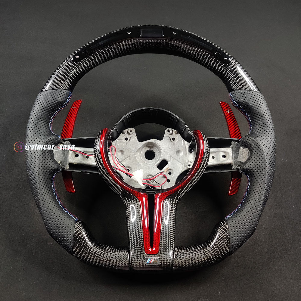 Private Custom Carbon Fiber Steering Wheel For BMW M2 M3 M4 F80 F82 F83 F87