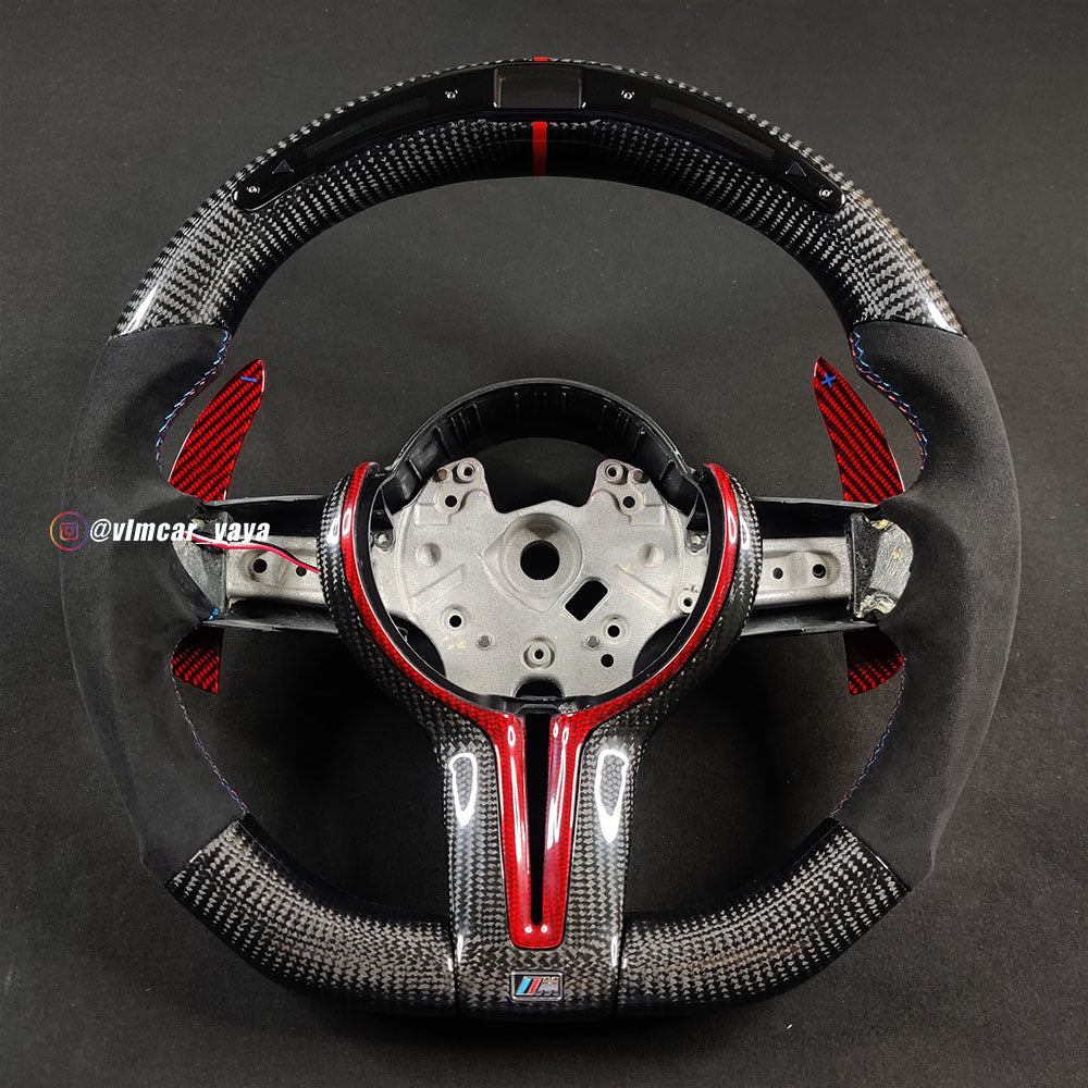 Private Custom Carbon Fiber Steering Wheel For BMW M2 M3 M4 F80 F82 F83 F87