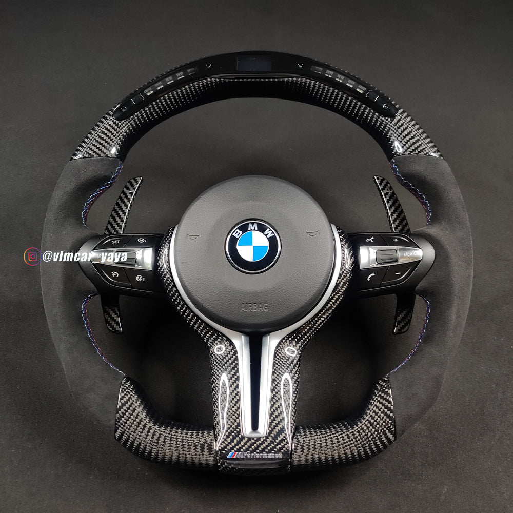 Private Custom Carbon Fiber Steering Wheel For BMW M2 M3 M4 F80 F82 F83 F87