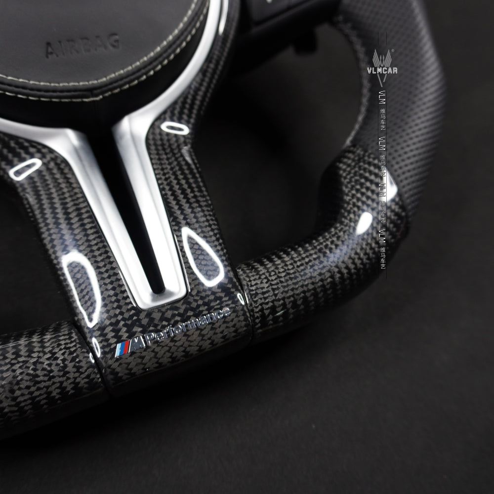 Private Custom Carbon Fiber Steering Wheel For BMW M2 M3 M4 F80 F82 F83 F87