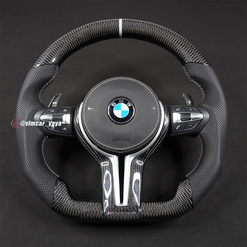 Private Custom Carbon Fiber Steering Wheel For BMW M2 M3 M4 F80 F82 F83 F87