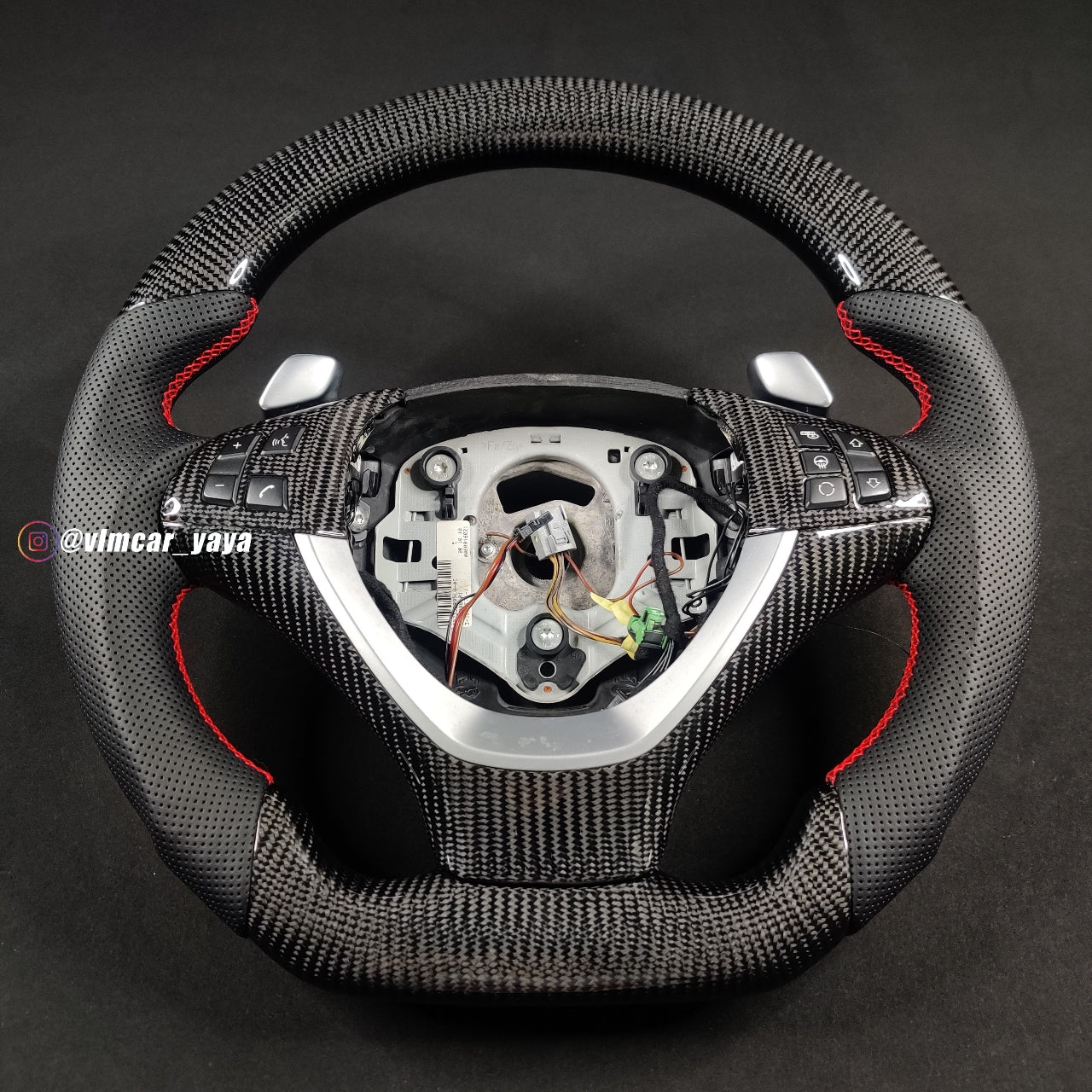 Private Custom Carbon Fiber Steering Wheel For BMW X5 X6 E70 E71 E72