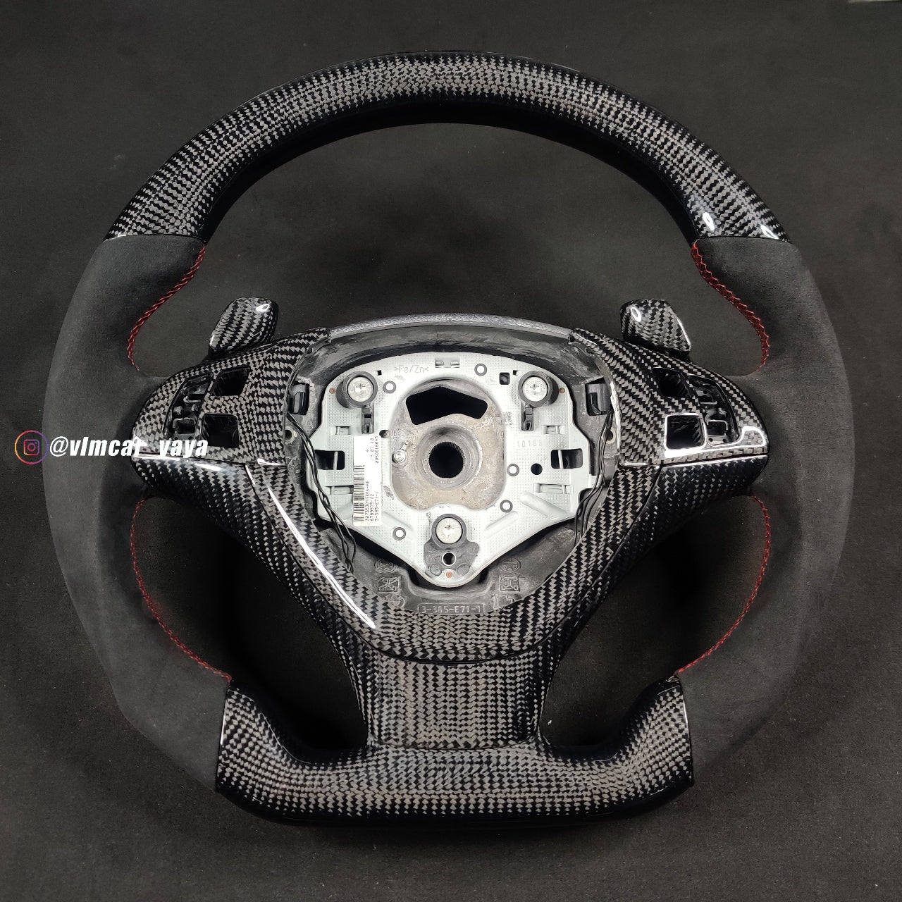 Private Custom Carbon Fiber Steering Wheel For BMW X5 X6 E70 E71 E72
