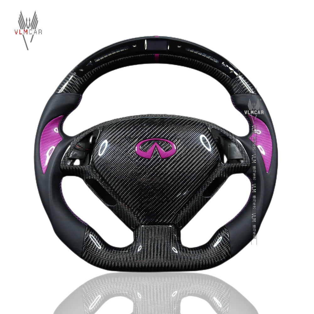 Private Custom Carbon Fiber Steering Wheel For Infiniti G37 G25