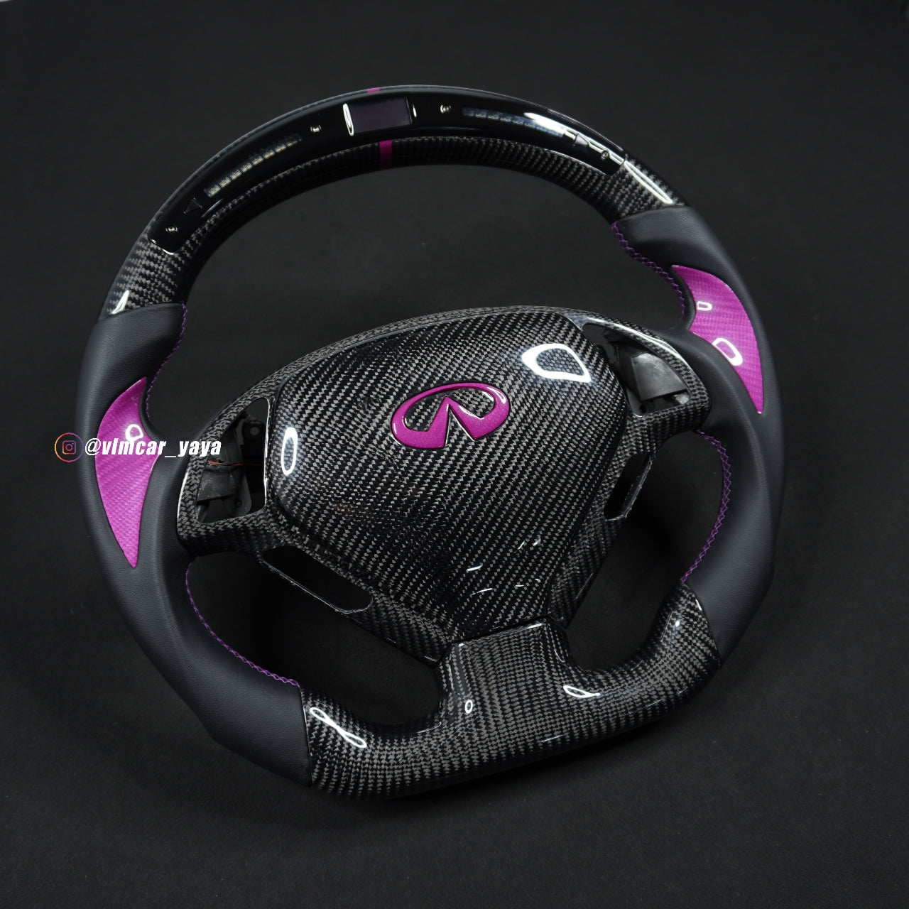 Private Custom Carbon Fiber Steering Wheel For Infiniti G37 G25