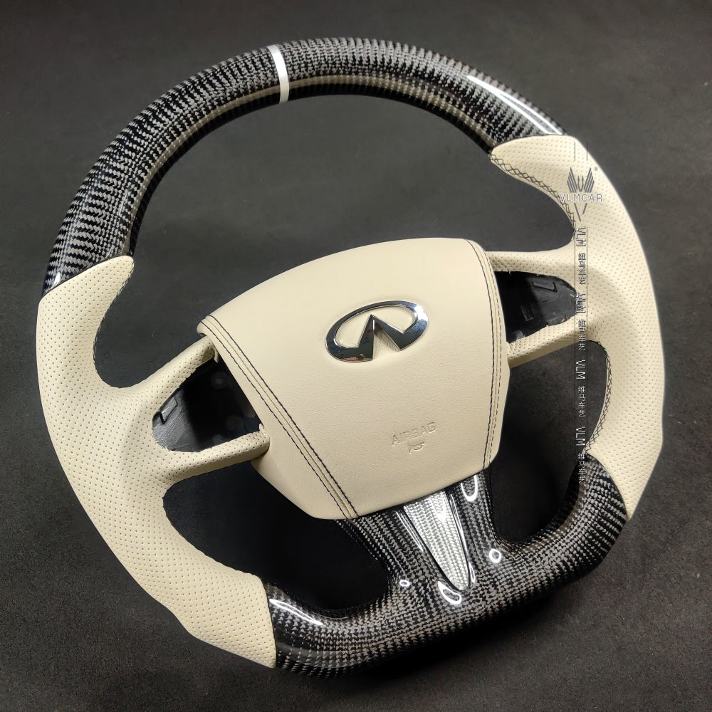 Private Custom Carbon Fiber Steering Wheel For Infiniti Q50