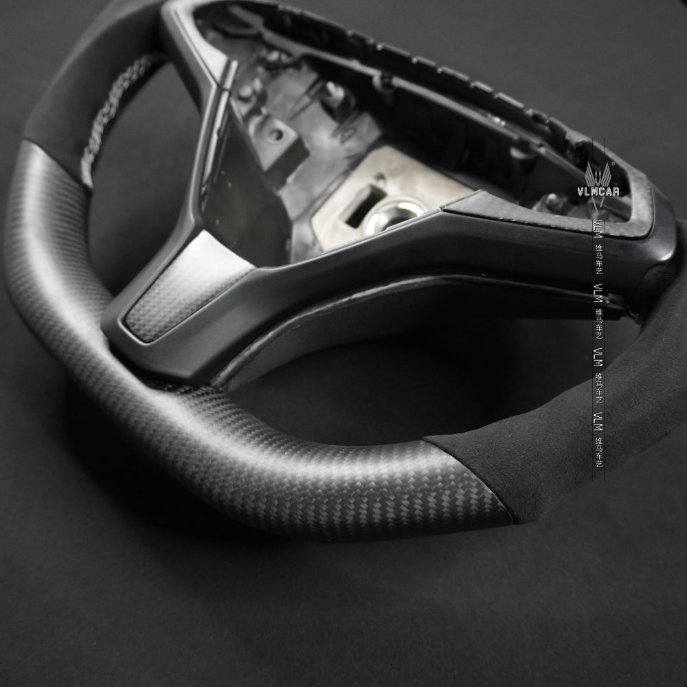 Private Custom Carbon Fiber Steering Wheel For Tesla ModelS  ModelX