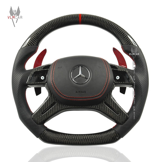 Private Custom Carbon Fiber Steering Wheel For Benz G ML GL W166 W463