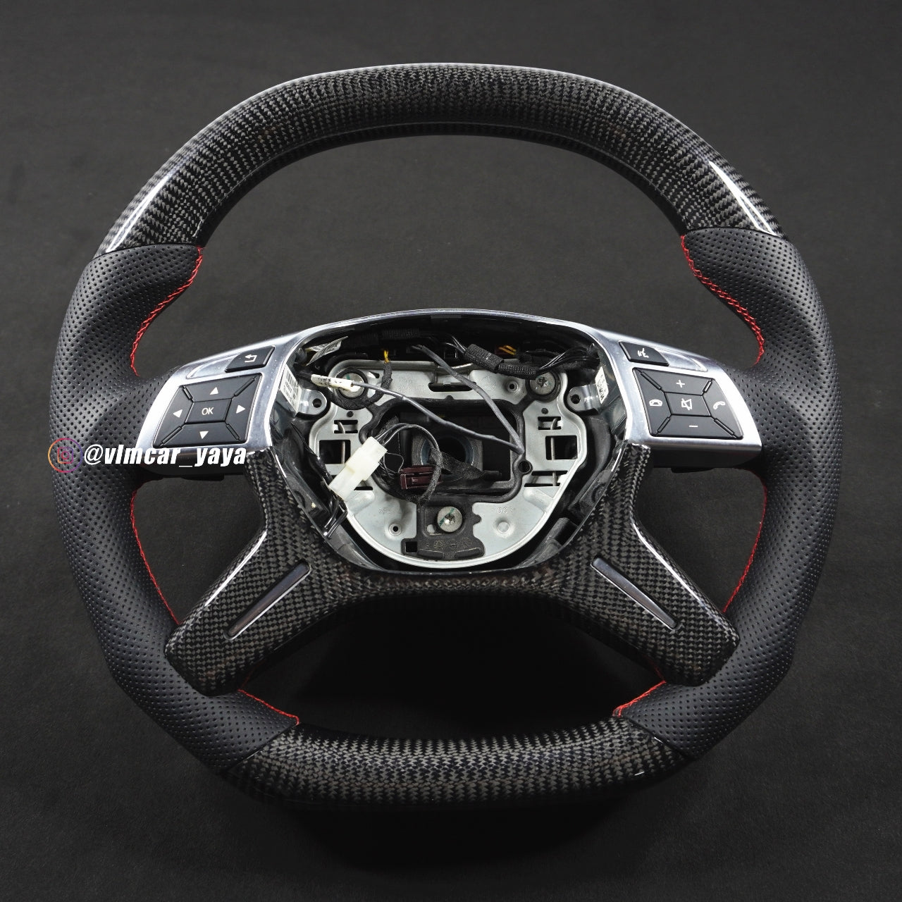 Private Custom Carbon Fiber Steering Wheel For Benz G ML GL W166 W463