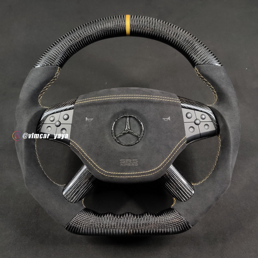 Private Custom Carbon Fiber Steering Wheel For Benz ML W164