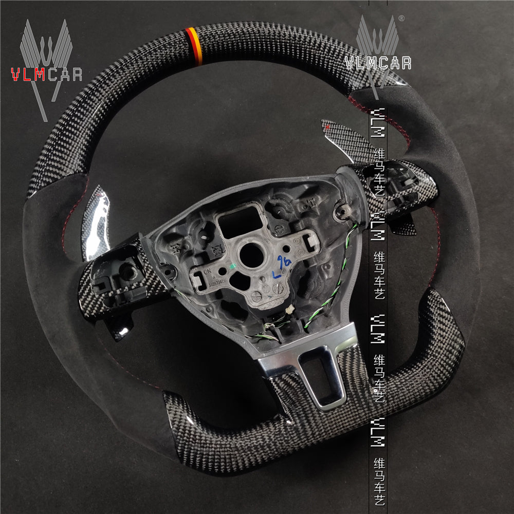 Private Custom Carbon Fiber Steering Wheel For Volkswagen Golf Jetta CC Passat MK6 VW