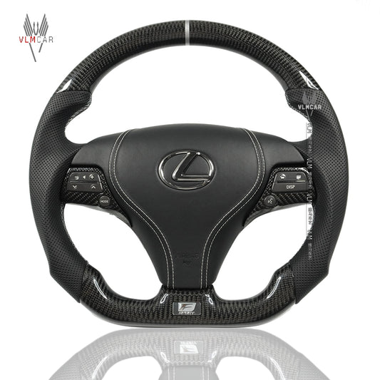 Private Custom Carbon Fiber Steering Wheel For Lexus GS / GS250 / GS350 / GS300 / GS400 / GS430 /  GS450