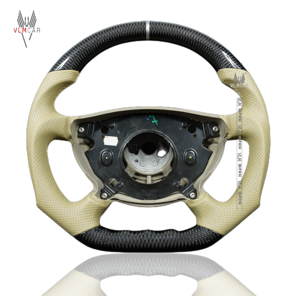 Private Custom Carbon Fiber Steering Wheel For Benz S-class E-Class Avangart W211 E320 E500 S63 Vito