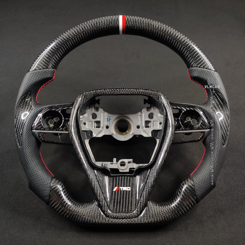 Private Custom Carbon Fiber Steering Wheel For Toyota Camry / Avalon