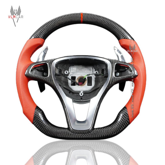 Private Custom Carbon Fiber Steering Wheel For Benz C-class CLA W205 W176