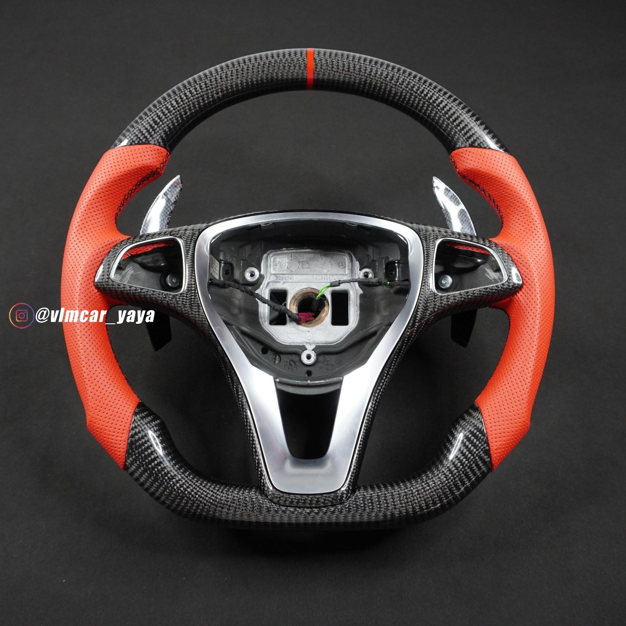 Private Custom Carbon Fiber Steering Wheel For Benz C-class CLA W205 W176