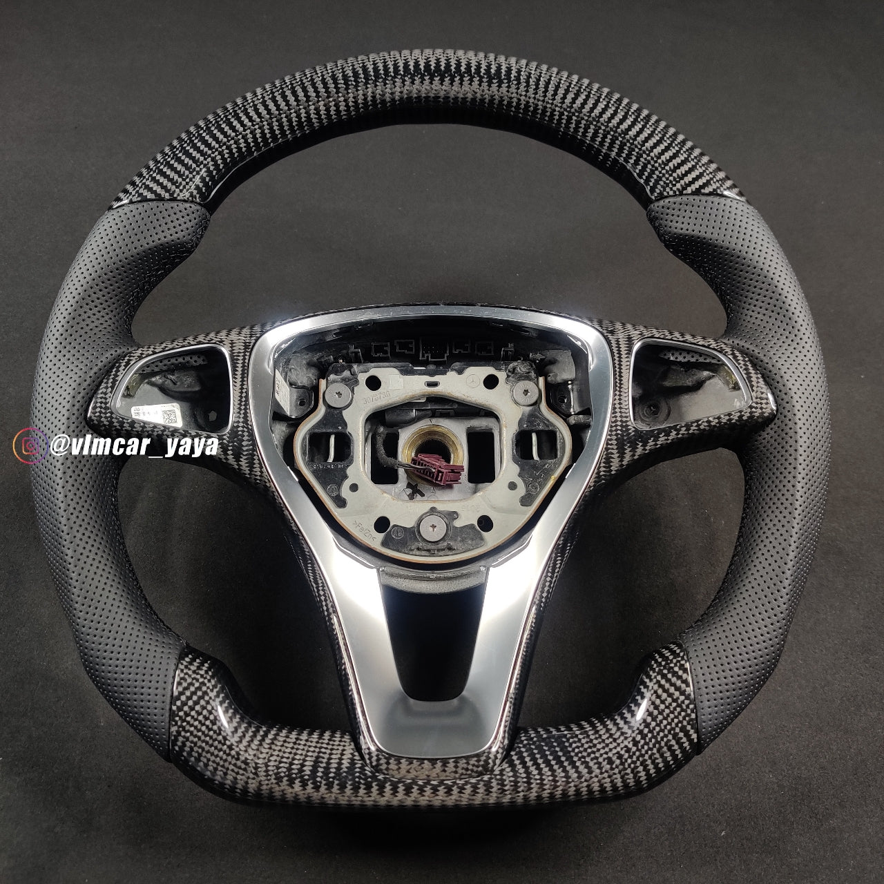 Private Custom Carbon Fiber Steering Wheel For Benz C-class CLA W205 W176