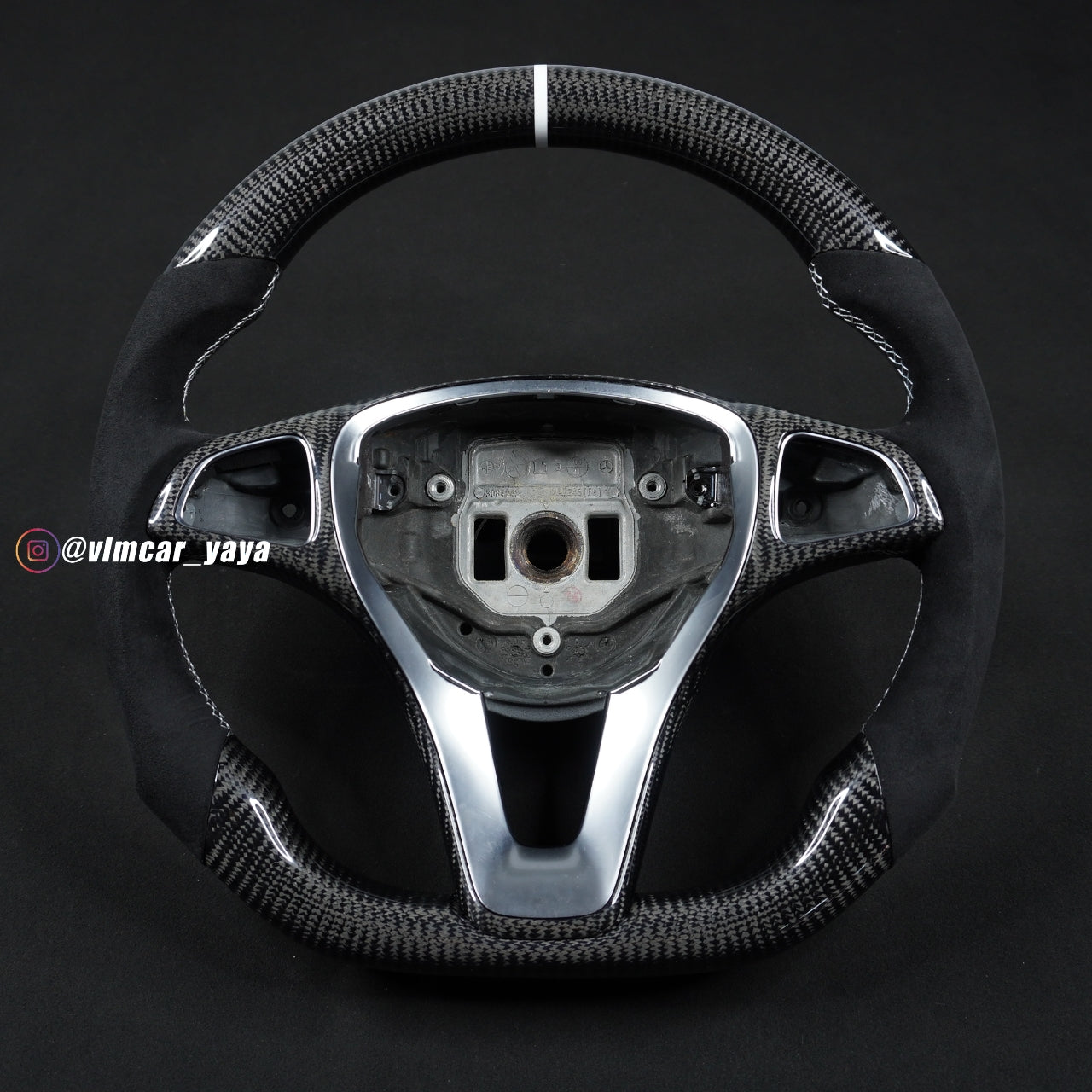 Private Custom Carbon Fiber Steering Wheel For Benz C-class CLA W205 W176