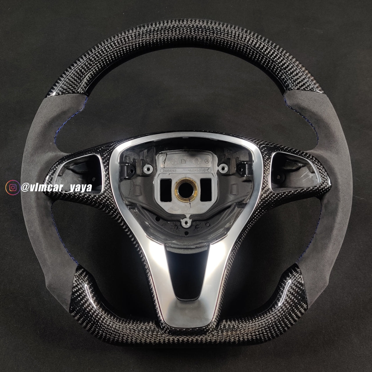 Private Custom Carbon Fiber Steering Wheel For Benz C-class CLA W205 W176