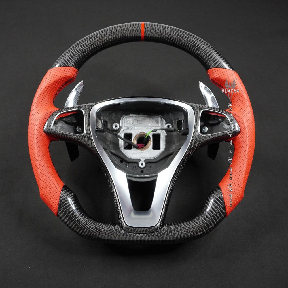 Private Custom Carbon Fiber Steering Wheel For Benz C-class CLA W205 W176