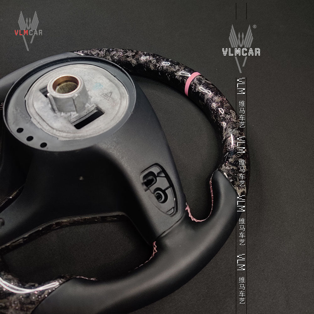 Private Custom Carbon Fiber Steering Wheel For Mercedes Benz W204 ABCE Class CLA CLK