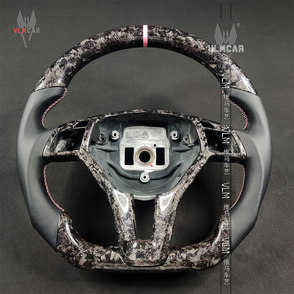 Private Custom Carbon Fiber Steering Wheel For Mercedes Benz W204 ABCE Class CLA CLK