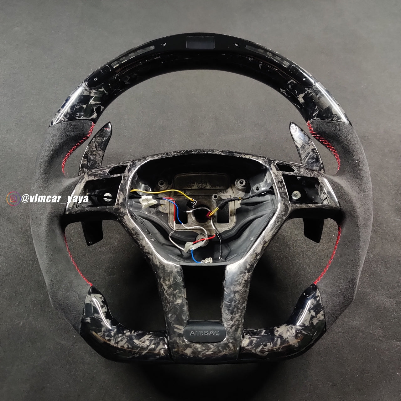 Private Custom Carbon Fiber Steering Wheel For Mercedes Benz W204 C63 AMG W212 C-Class