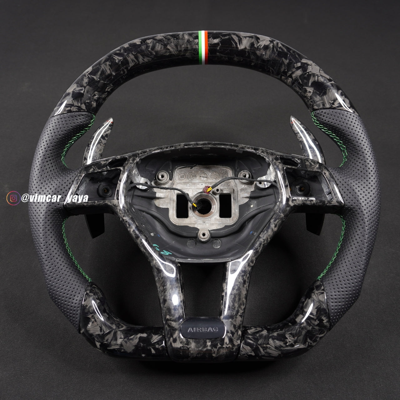 Private Custom Carbon Fiber Steering Wheel For Mercedes Benz W204 C63 AMG W212 C-Class
