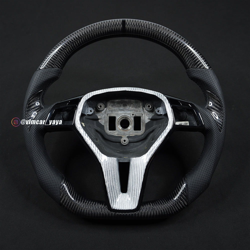 Private Custom Carbon Fiber Steering Wheel For Mercedes Benz W204 ABCE Class CLA CLK
