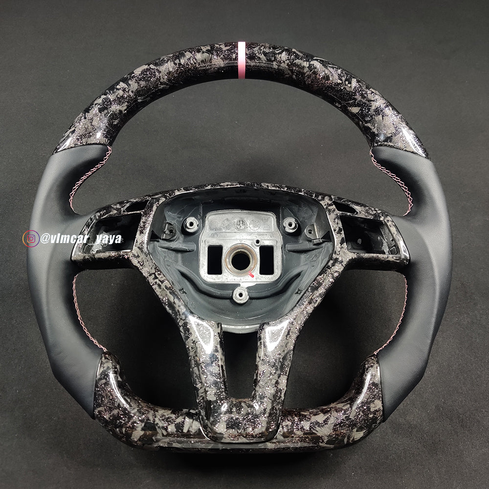 Private Custom Carbon Fiber Steering Wheel For Mercedes Benz W204 ABCE Class CLA CLK
