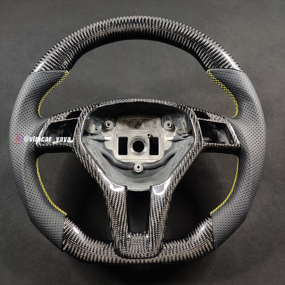 Private Custom Carbon Fiber Steering Wheel For Mercedes Benz W204 ABCE Class CLA CLK