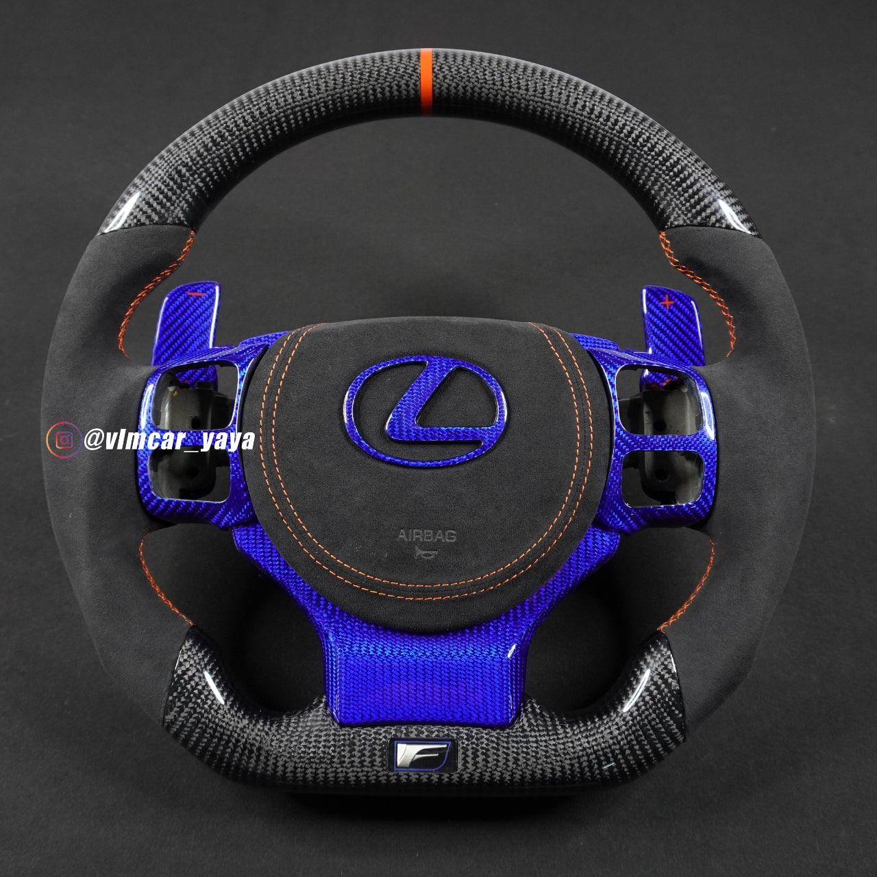 Private Custom Carbon Fiber Steering Wheel For Lexus IS / ISF / RC / RCF / GSF
