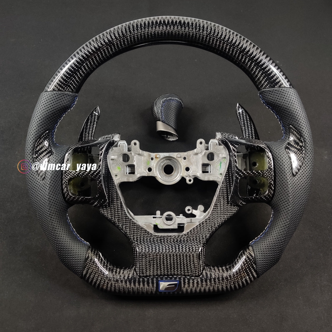 Private Custom Carbon Fiber Steering Wheel For Lexus IS / ISF / RC / RCF / GSF