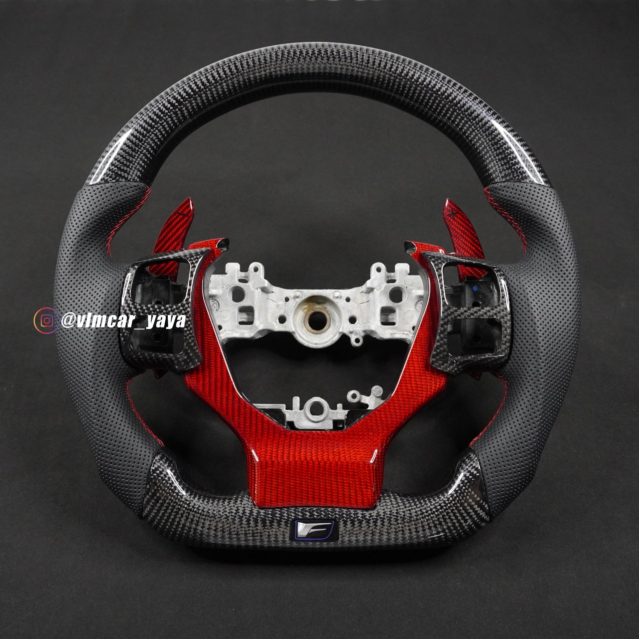 Private Custom Carbon Fiber Steering Wheel For Lexus IS / ISF / RC / RCF / GSF