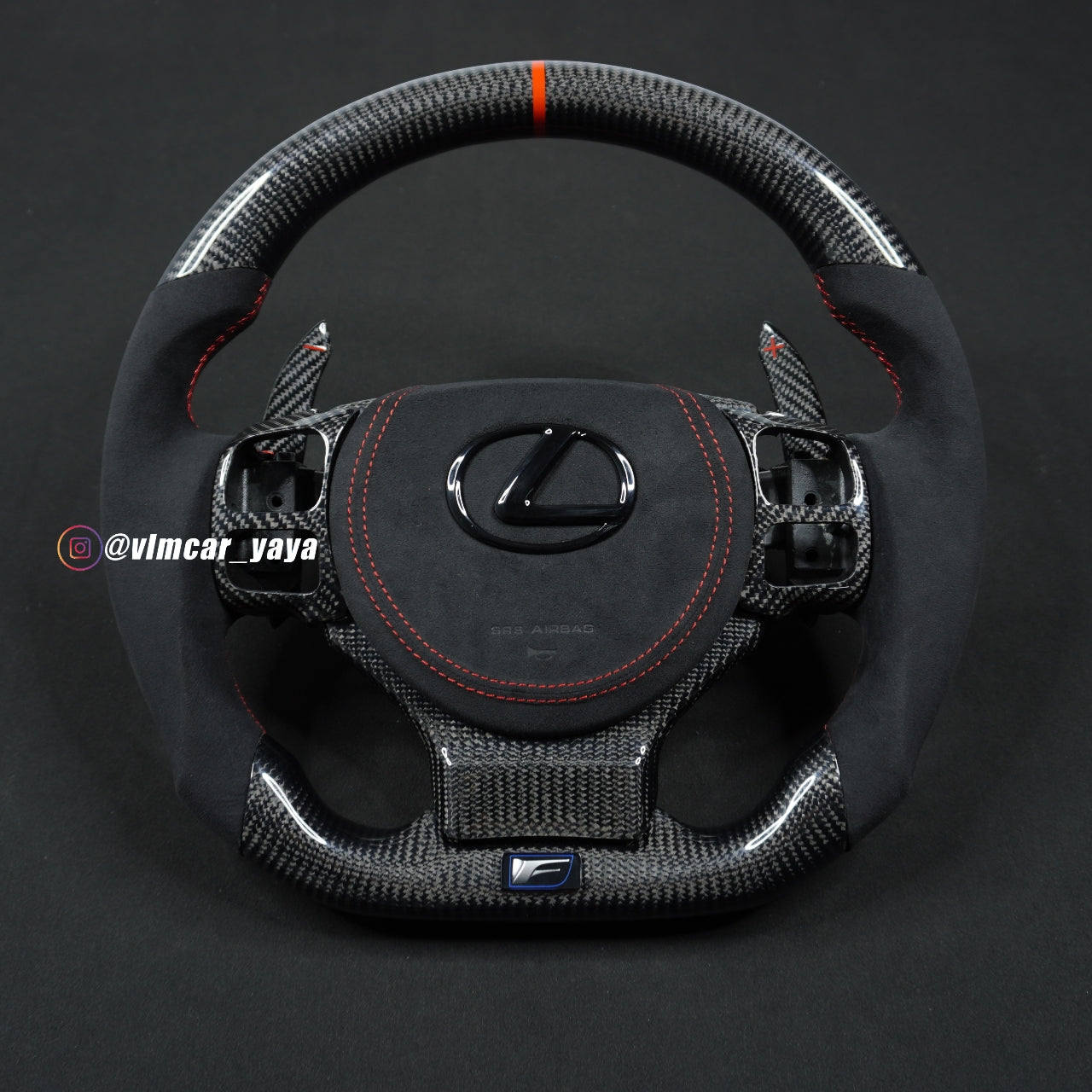 Private Custom Carbon Fiber Steering Wheel For Lexus IS / ISF / RC / RCF / GSF