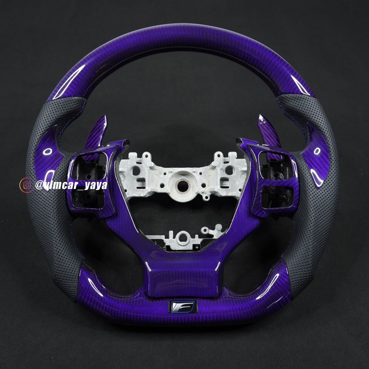 Private Custom Carbon Fiber Steering Wheel For Lexus IS / ISF / RC / RCF / GSF