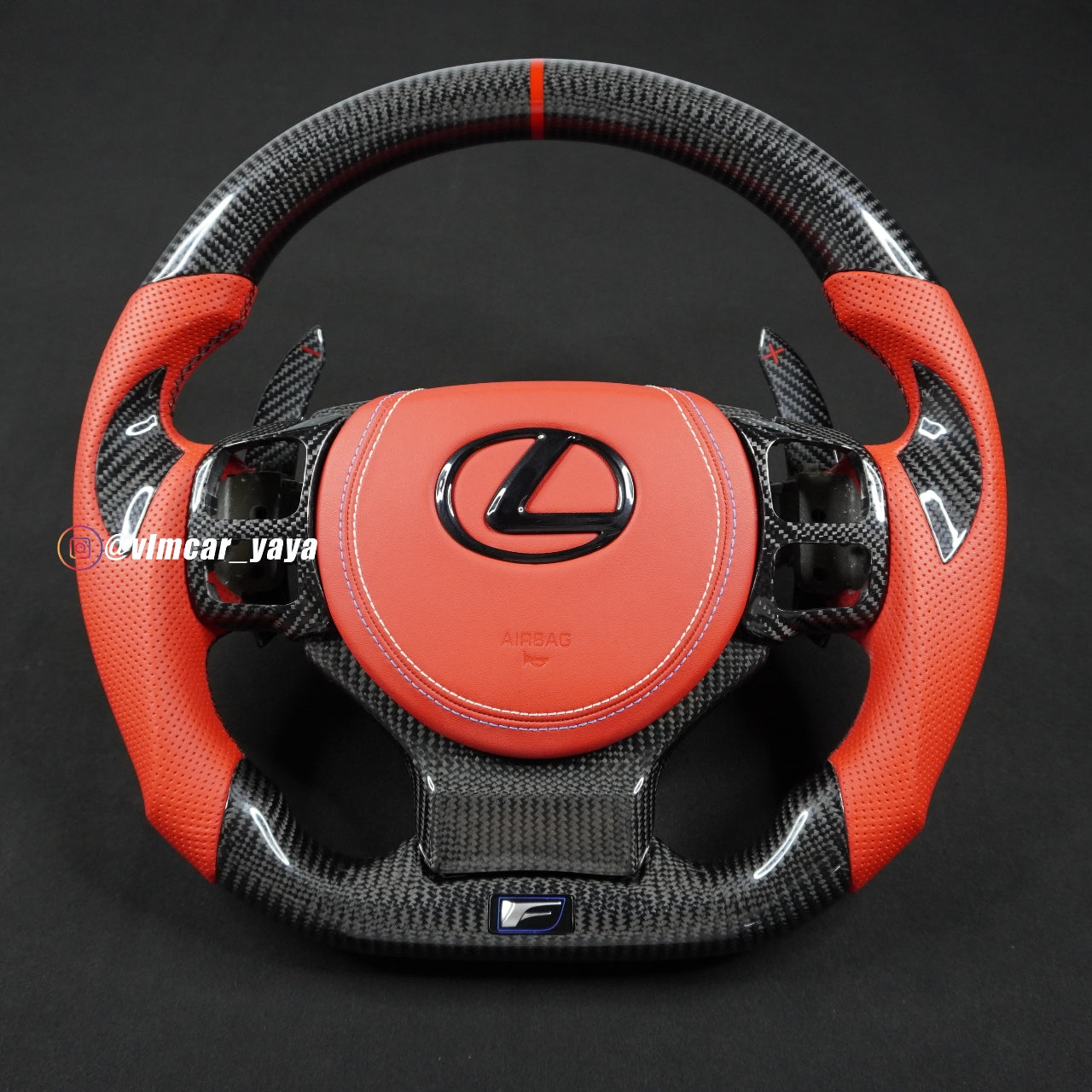 Private Custom Carbon Fiber Steering Wheel For Lexus IS / ISF / RC / RCF / GSF