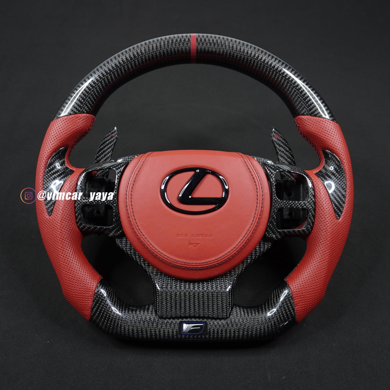 Private Custom Carbon Fiber Steering Wheel For Lexus IS / ISF / RC / RCF / GSF