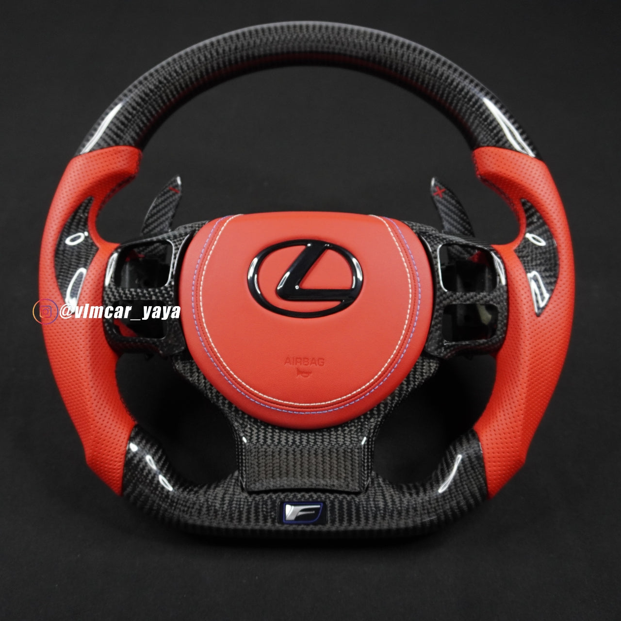 Private Custom Carbon Fiber Steering Wheel For Lexus IS / ISF / RC / RCF / GSF