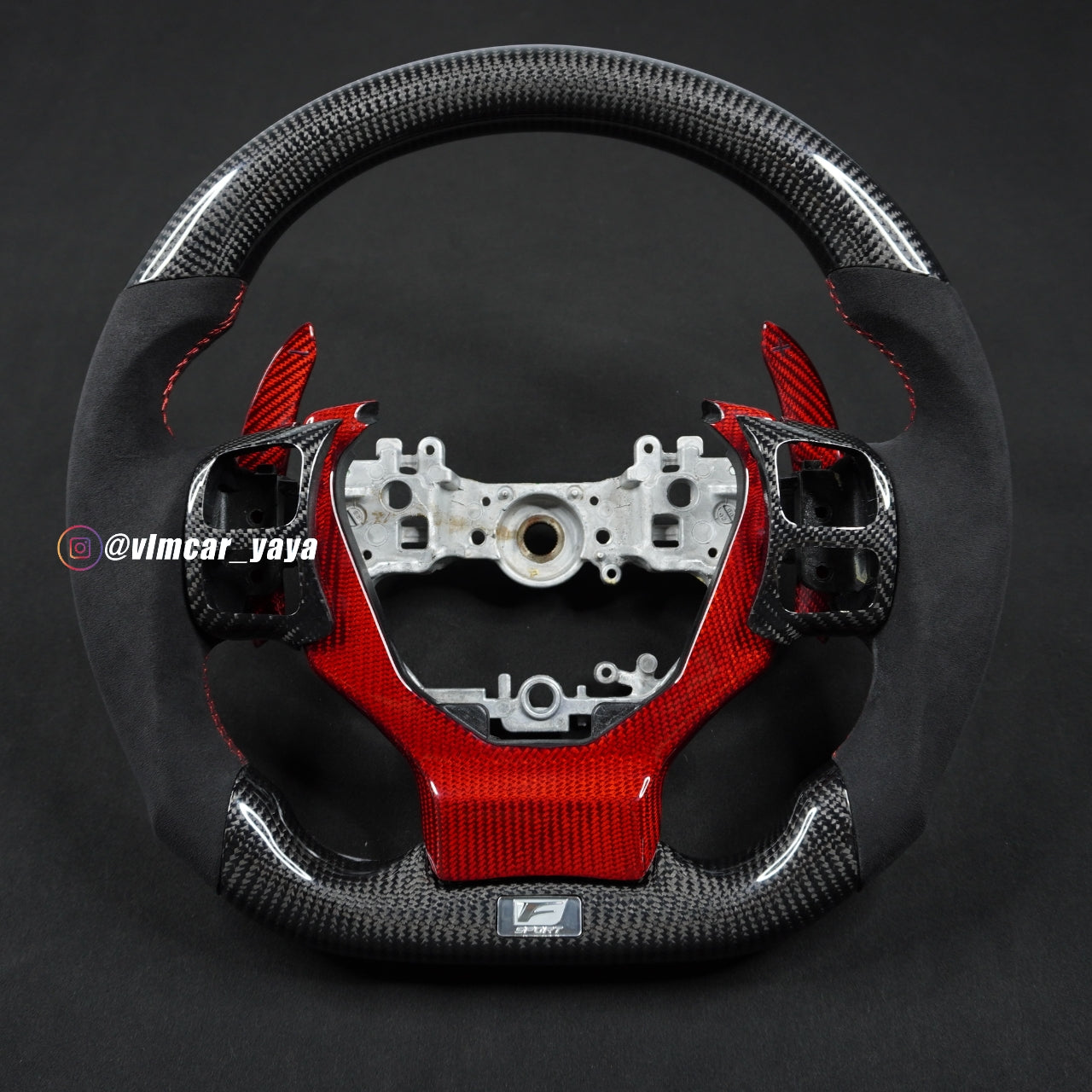 Private Custom Carbon Fiber Steering Wheel For Lexus IS / ISF / RC / RCF / GSF