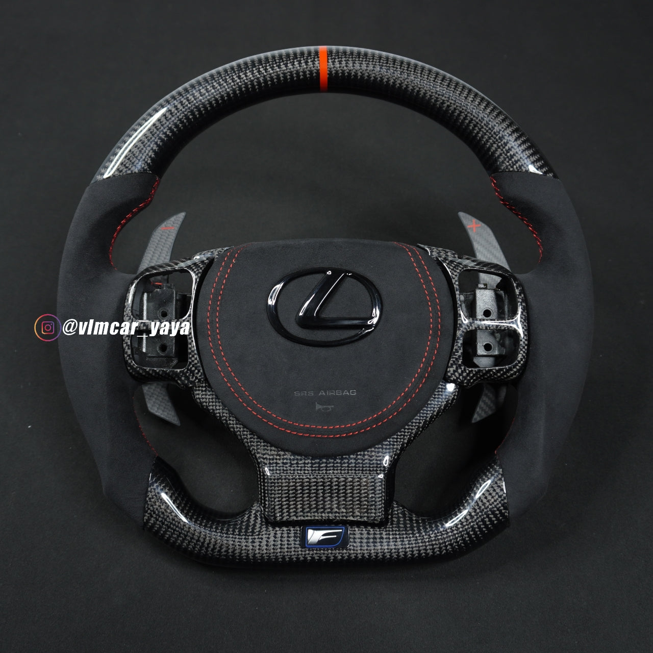 Private Custom Carbon Fiber Steering Wheel For Lexus IS / ISF / RC / RCF / GSF