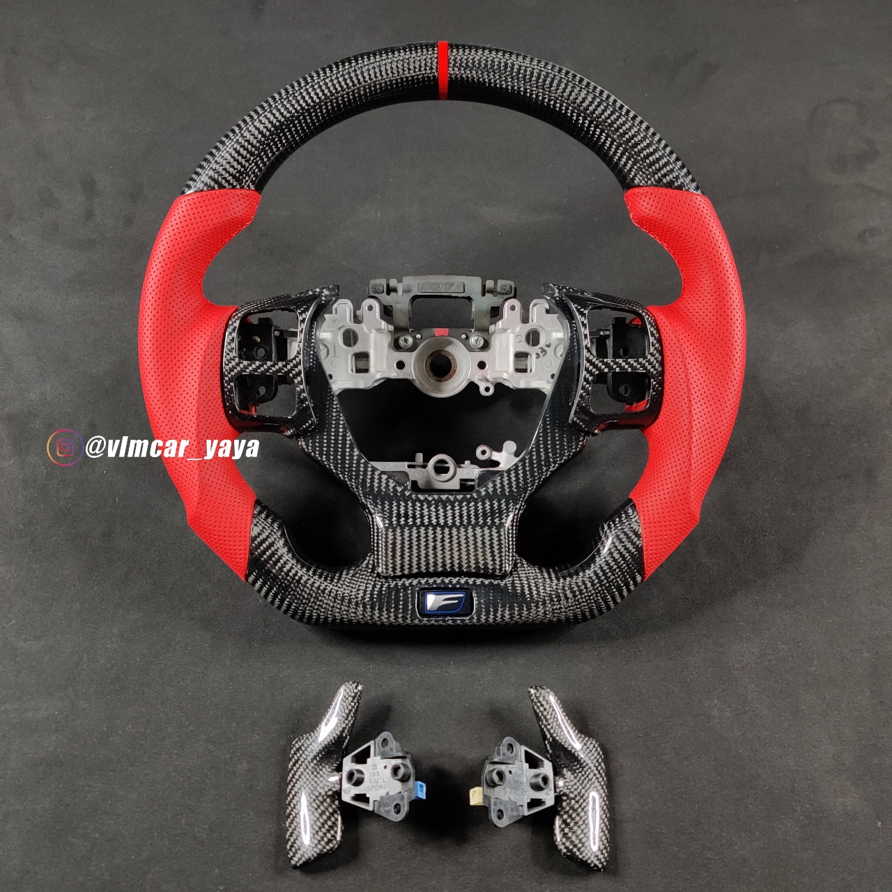 Private Custom Carbon Fiber Steering Wheel For Lexus IS / ISF / RC / RCF / GSF