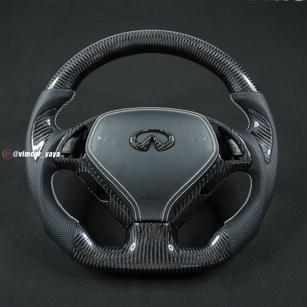 Private Custom Carbon Fiber Steering Wheel For Infiniti G37 G25
